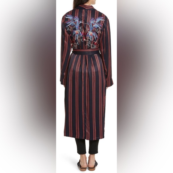 NWT! FP Free People Atrium Striped Duster Sz XS - Picture 6 of 14